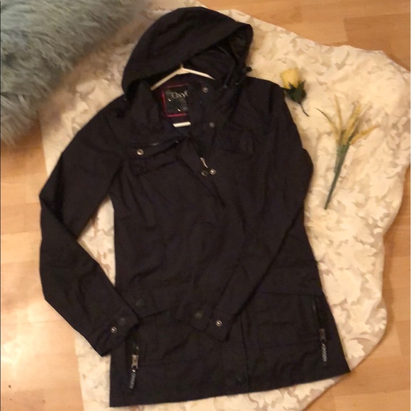 Oxygen - Black wind coat - Picture 4 of 4